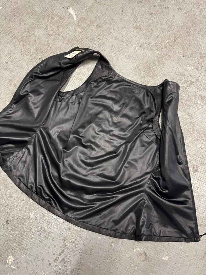 FW2002 Plein Sud Embellished Rock Leather Tank Top (S/M) 5