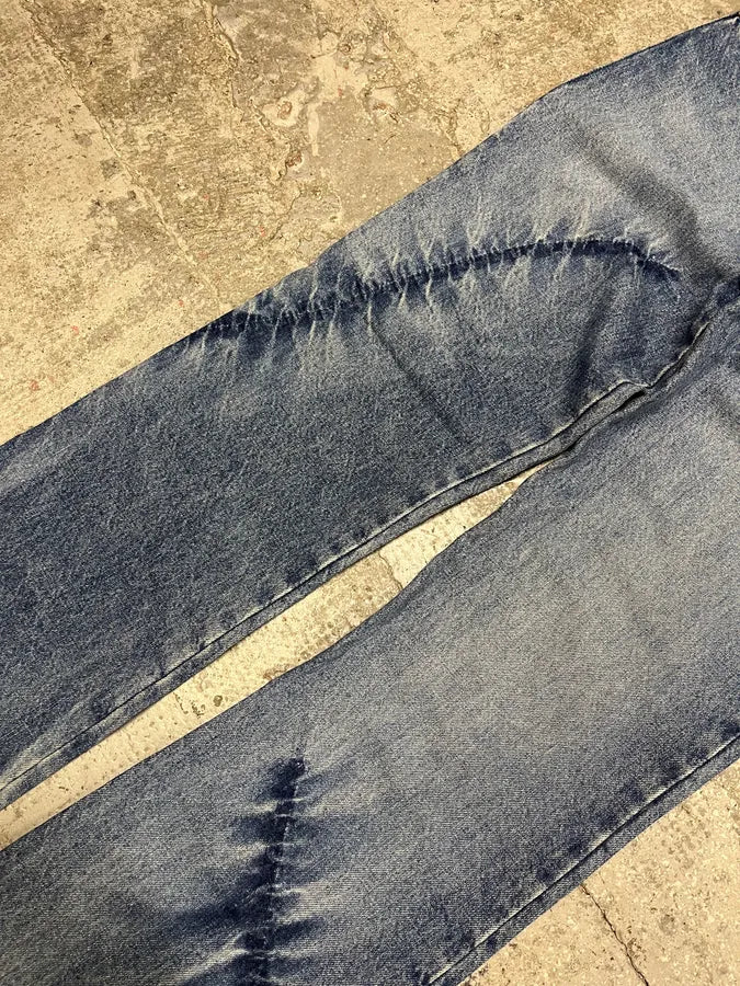 FW2002 Roberto Cavalli Blue Signature Scares Denim Jeans (S) CUnFipC 5