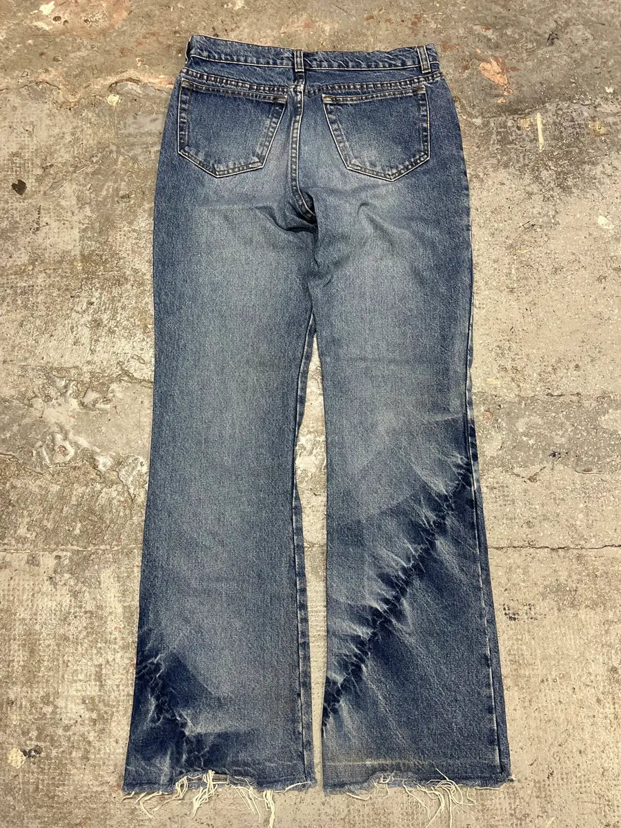 FW2002 Roberto Cavalli Blue Signature Scares Denim Jeans (S) CUnFipC 7