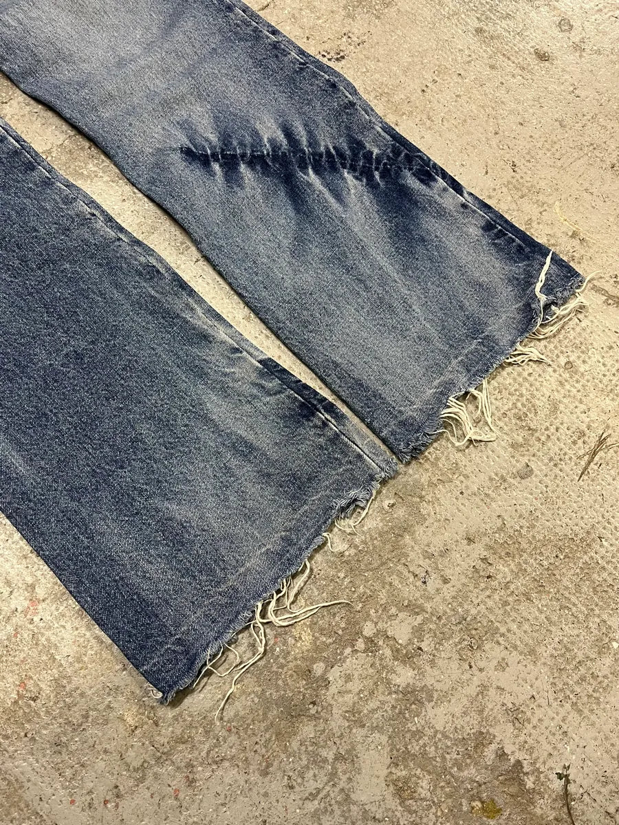 FW2002 Roberto Cavalli Blue Signature Scares Denim Jeans (S) CUnFipC 9