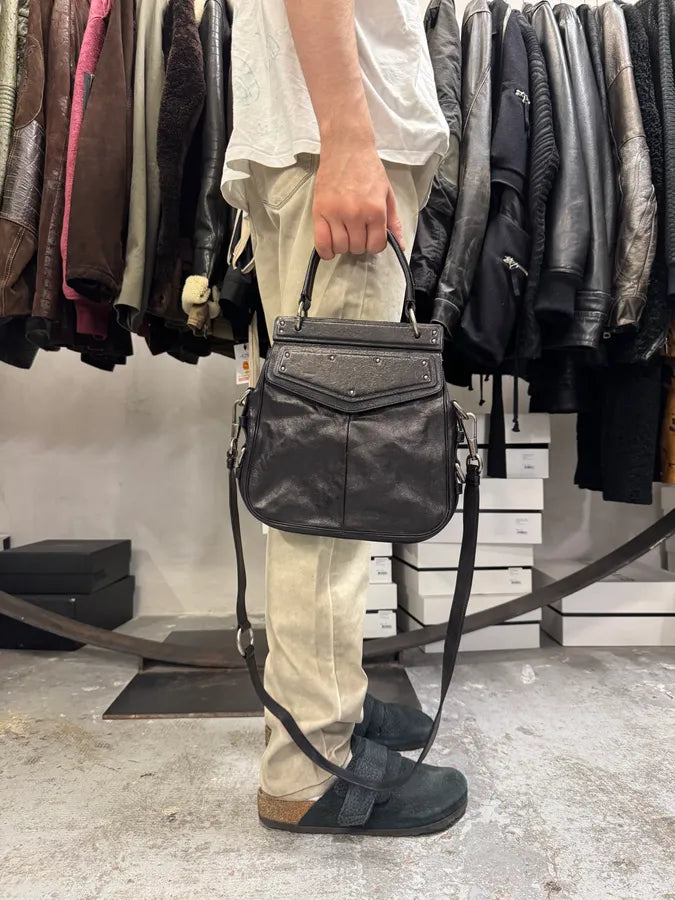 FW2002 Yves Saint Laurent Mombasa Black Leather Shoulder Bag by Tom Ford JYOUeAO 2