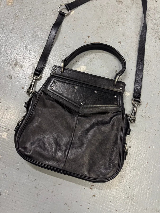 FW2002 Yves Saint Laurent Mombasa Black Leather Shoulder Bag by Tom Ford JYOUeAO 3