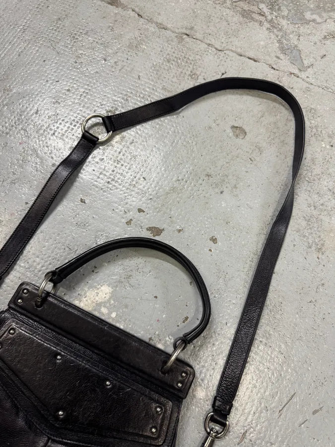 FW2002 Yves Saint Laurent Mombasa Black Leather Shoulder Bag by Tom Ford JYOUeAO 4