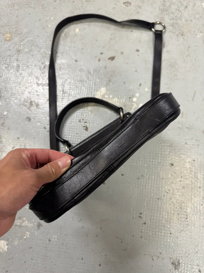 FW2002 Yves Saint Laurent Mombasa Black Leather Shoulder Bag by Tom Ford JYOUeAO 6