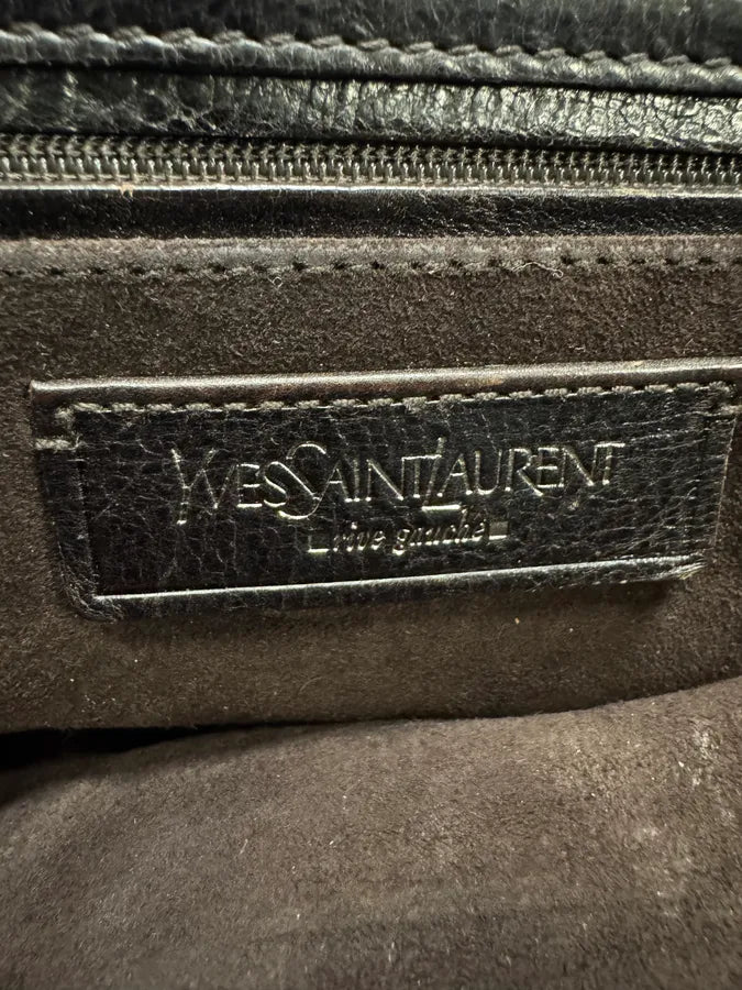 FW2002 Yves Saint Laurent Tom Ford Mombasa Horn Dark Brown Leather Shoulder Bag (OS) iRSanib 10
