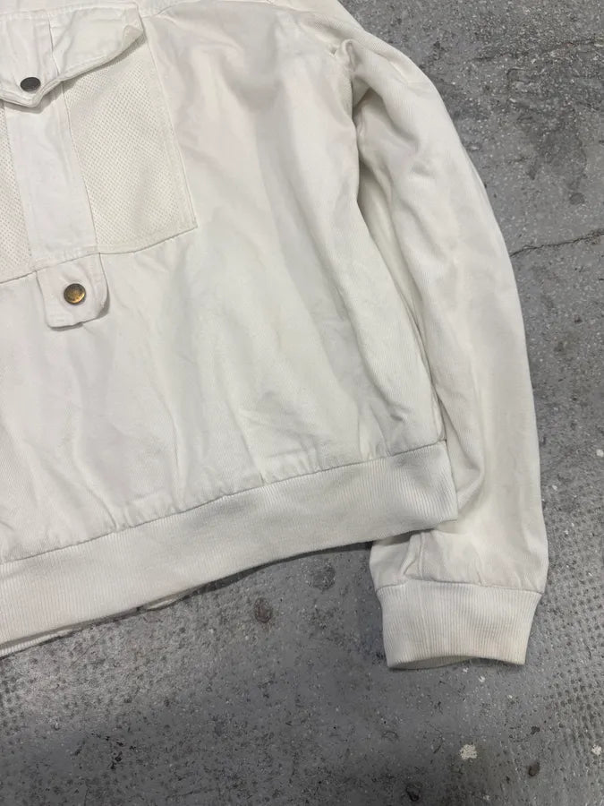 FW2003 Dolce & Gabbana Combat White Bomber Jacket (M) uJwOIku 10