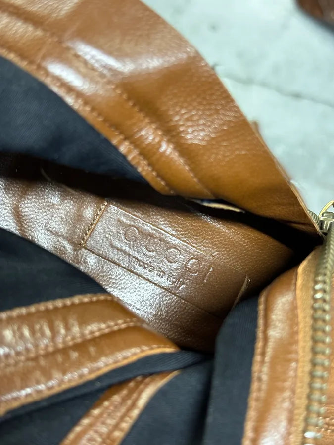 FW2003 Gucci Brown Leather Ankle Heels Boots by Tom Ford mfvYCCq 15