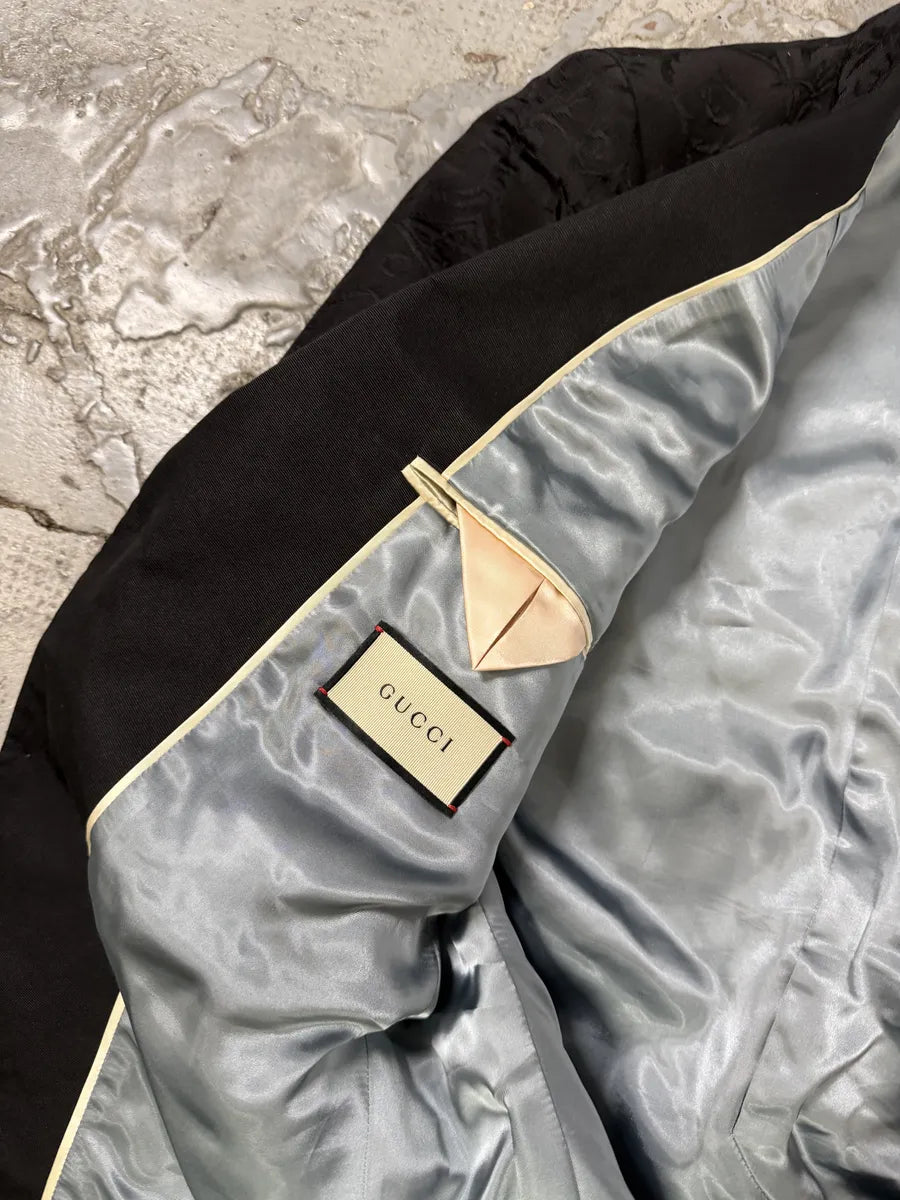 FW2003 Gucci Embroidered Royal Blazer Jacket by Tom Ford cHNOkox 8