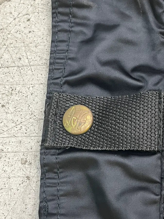 FW2003 Jean Paul Gaultier Aviator Black Bondage Cargo Pants esCUdvC 12
