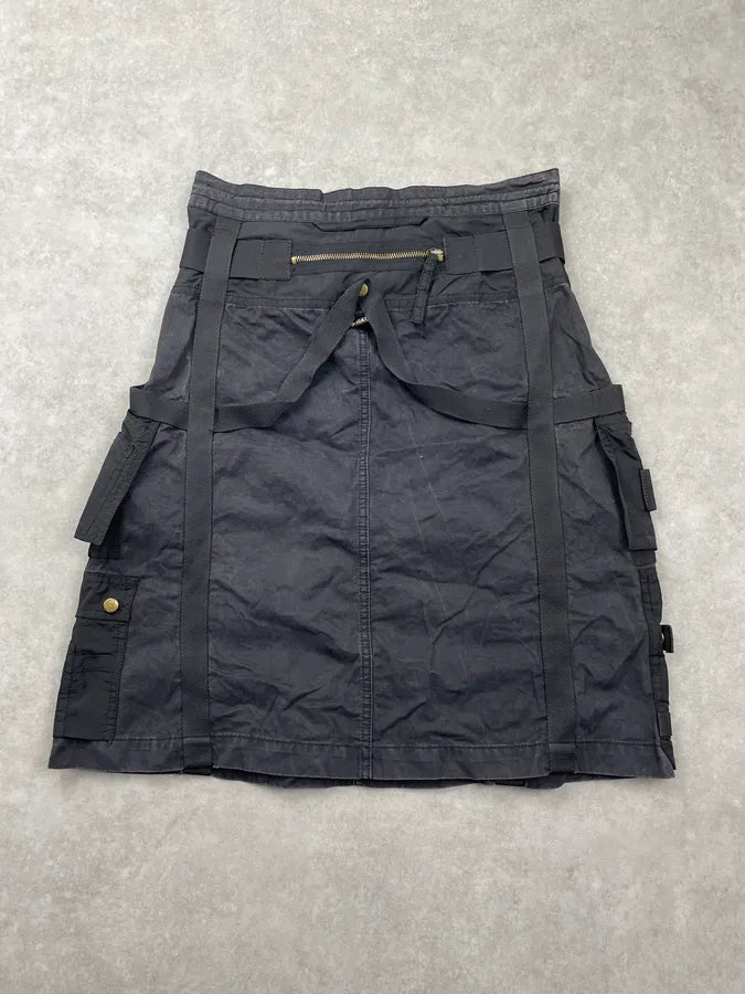 FW2003 Jean Paul Gaultier Black Bondage Skirt jpWnhMk 7