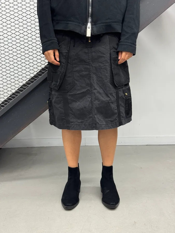 FW2003 Jean Paul Gaultier Black Bondage Skirt jpWnhMk 1