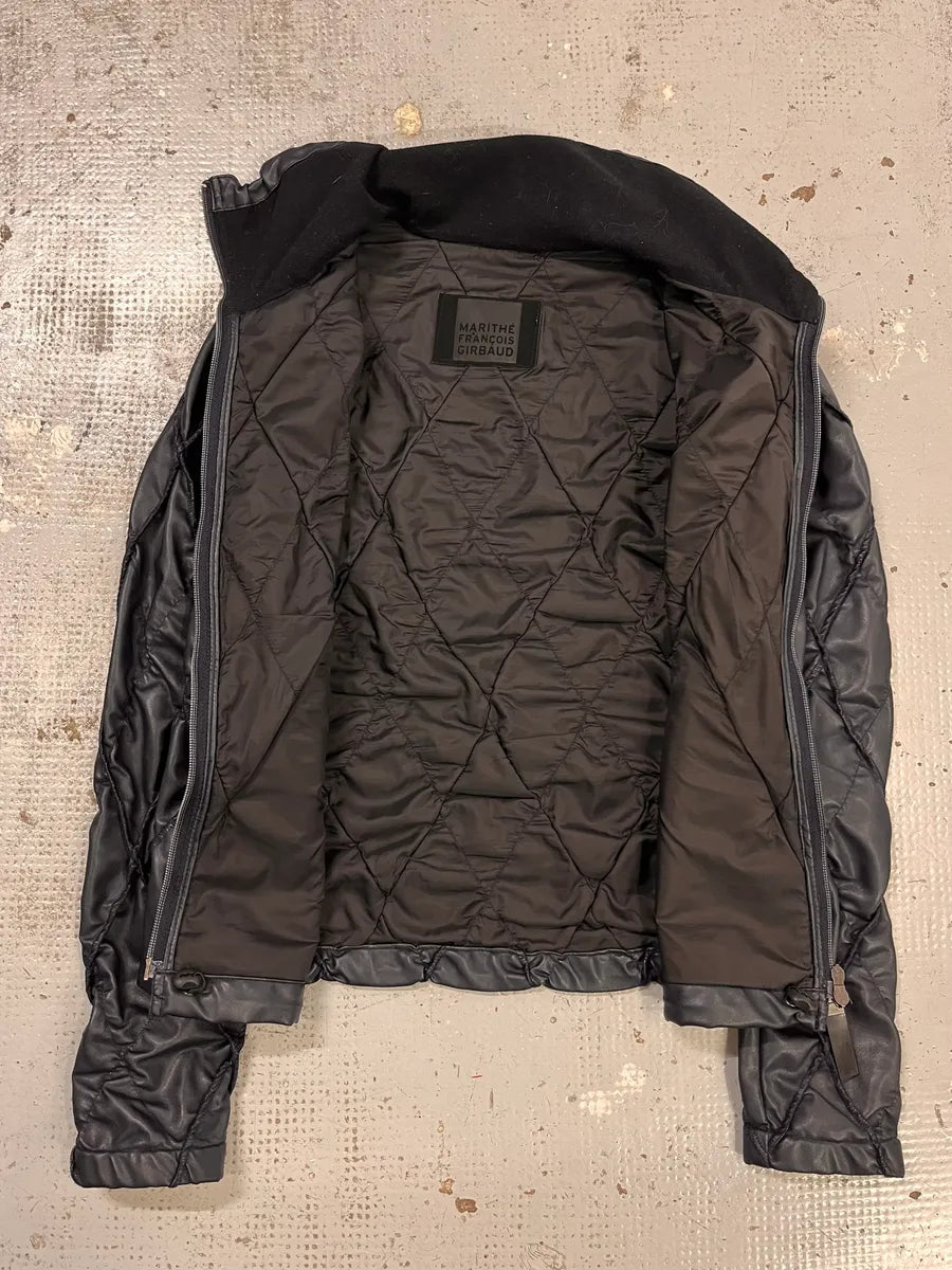 FW2000 Marithé + François Girbaud Structure Navy Jacket EQkmeXK 8