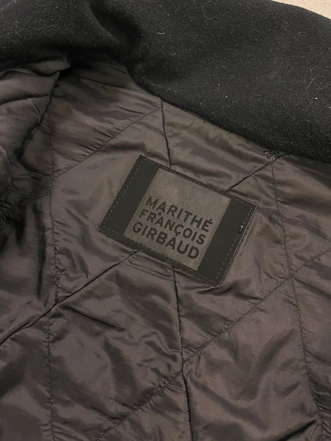 FW2003 Marithé + François Girbaud Structure Navy Jacket EQkmeXK 9