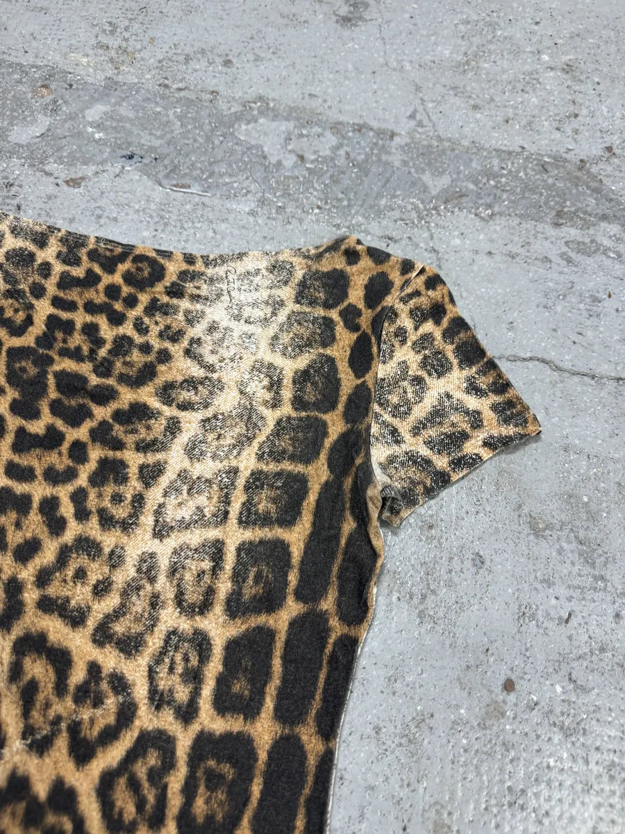 FW2003 Roberto Cavalli Leopard T-Shirt wpUTBHg 2