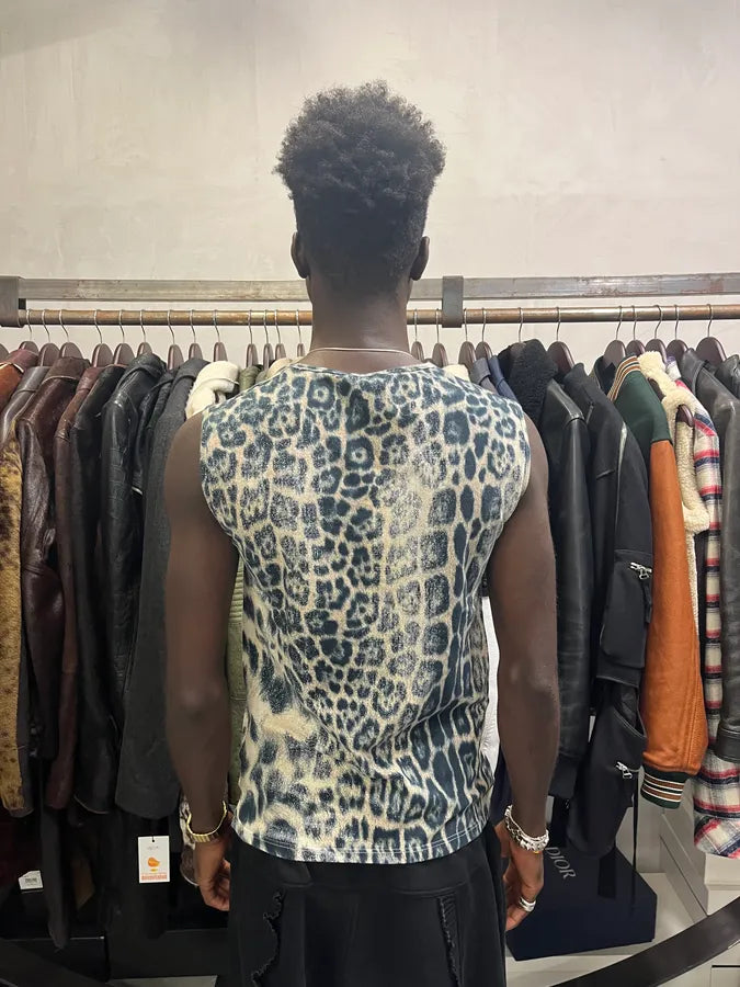 FW2003 Roberto Cavalli Leopard Tank Top JglQTDL 2