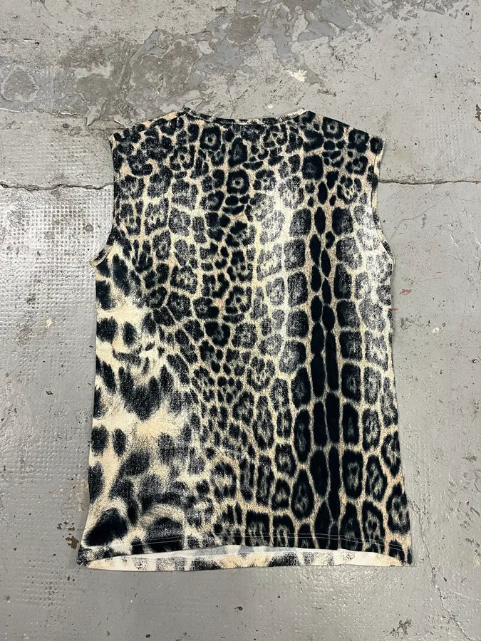 FW2003 Roberto Cavalli Leopard Tank Top JglQTDL 4