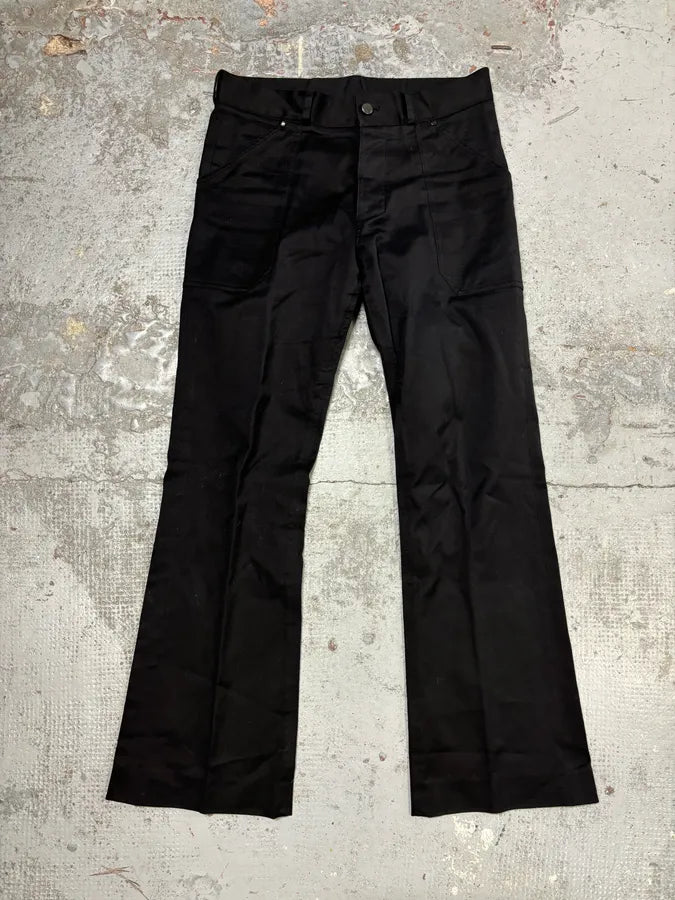 AW2003 Yves Saint Laurent Black Classy Chinos Pants NSncUdt 0