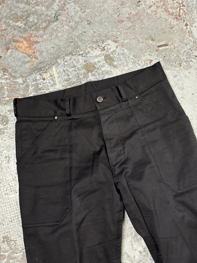 AW2003 Yves Saint Laurent Black Classy Chinos Pants NSncUdt 5