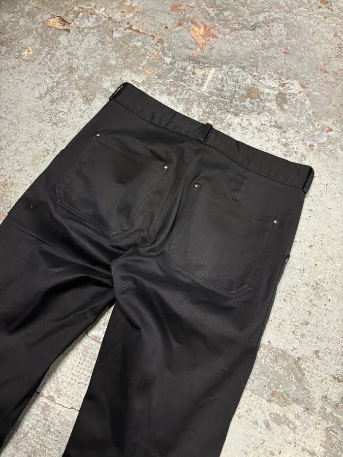 AW2003 Yves Saint Laurent Black Classy Chinos Pants NSncUdt 7