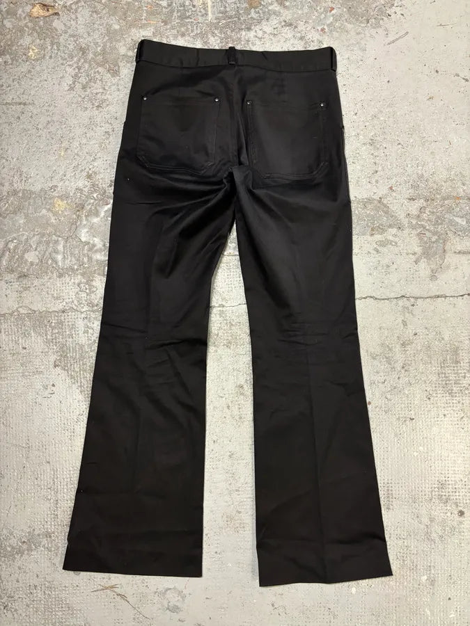 AW2003 Yves Saint Laurent Black Classy Chinos Pants NSncUdt 6