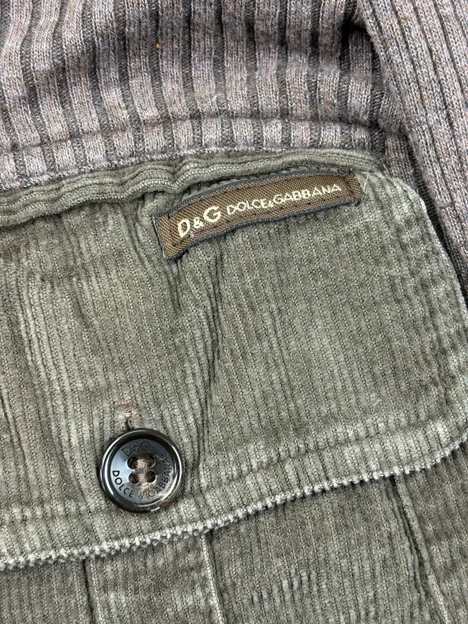 FW2004 Dolce & Gabbana Brown & Khaki Hooded Cargo Sweater dWiqQNF 7