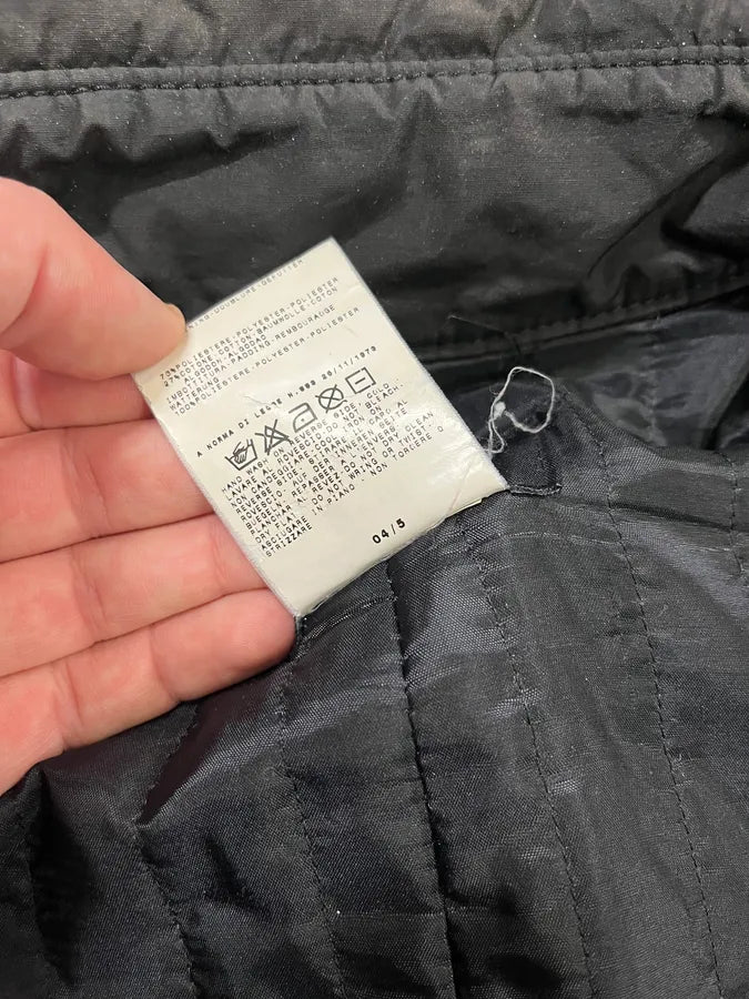 FW2004 Dolce & Gabbana Multi-Pocket Black Nylon Bomber Jacket nTjYqOA 11