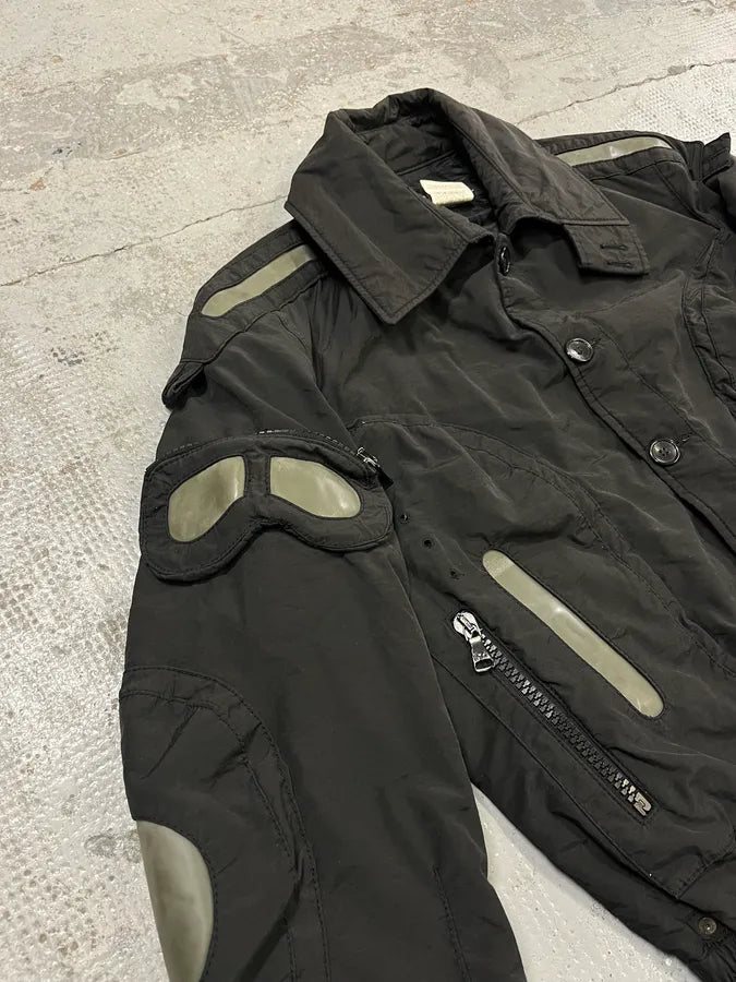 FW2004 Dolce & Gabbana Multi-Pocket Black Nylon Bomber Jacket nTjYqOA 6