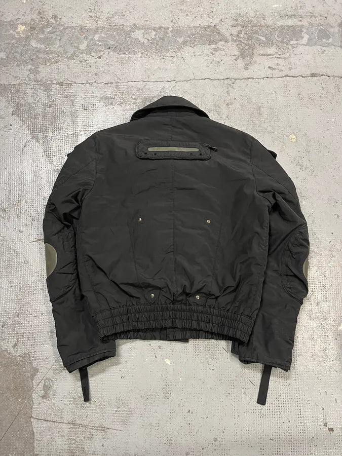 FW2004 Dolce & Gabbana Multi-Pocket Black Nylon Bomber Jacket nTjYqOA 7