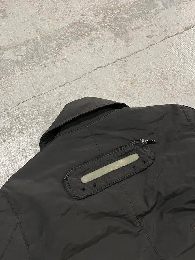 FW2004 Dolce & Gabbana Multi-Pocket Black Nylon Bomber Jacket nTjYqOA 8