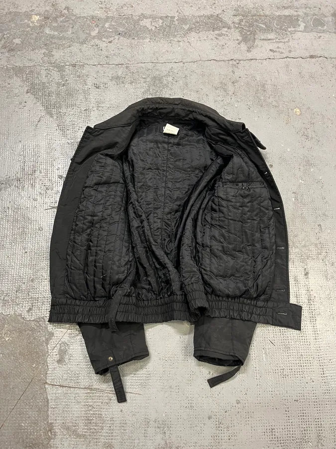 FW2004 Dolce & Gabbana Multi-Pocket Black Nylon Bomber Jacket nTjYqOA 9
