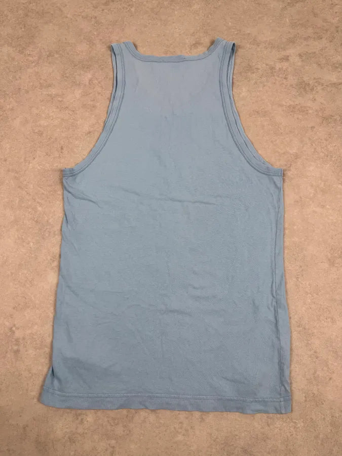 FW2004 Dolce & Gabbana White Tiger Baby Blue Tank Top RdoVnms 7