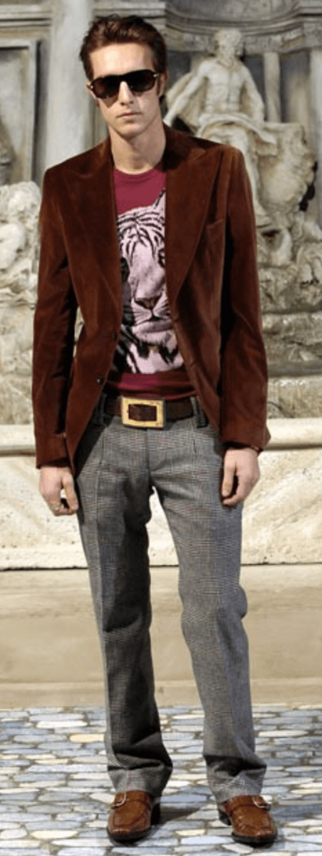 FW2004 Dolce & Gabbana White Tiger Bordeaux T-Shirt WMrkUIt 1