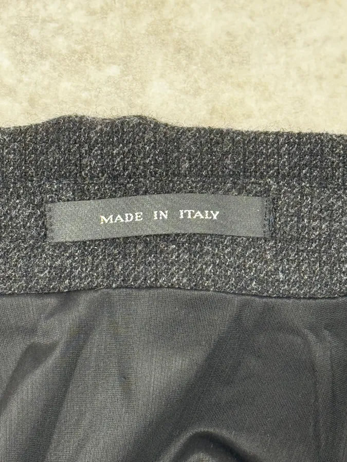 FW2004 Emporio Armani Black Grey Wool Blazer Suit Jacket sQWIzHI 11