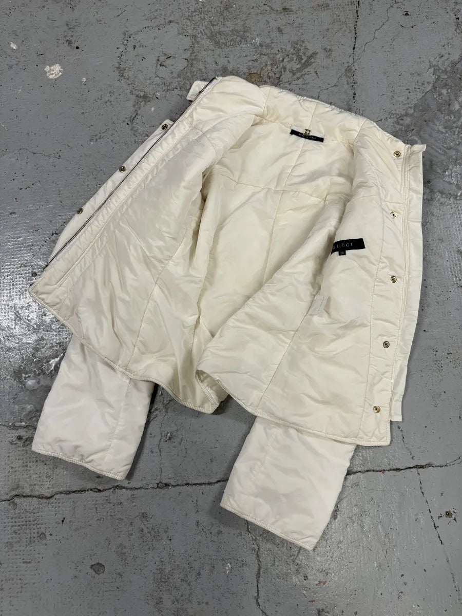 FW2004 Gucci Creamy White Astro Puffer Jacket by Tom Ford mYSyABa 2