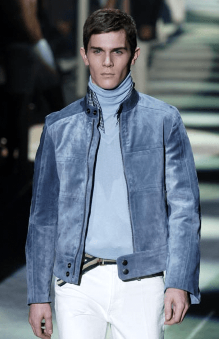 FW2004 Gucci Tern Eroded Biker Padded Leather Jacket by Tom Ford (M) 1