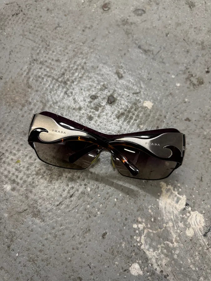 FW2004 Prada Google Tribal Sunglasses (OS) riGVnwA 0