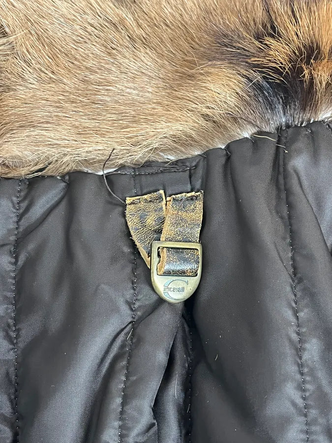 FW2005 Cavalli Goat Fur Camel Leather Jacket pXaNxUw 9