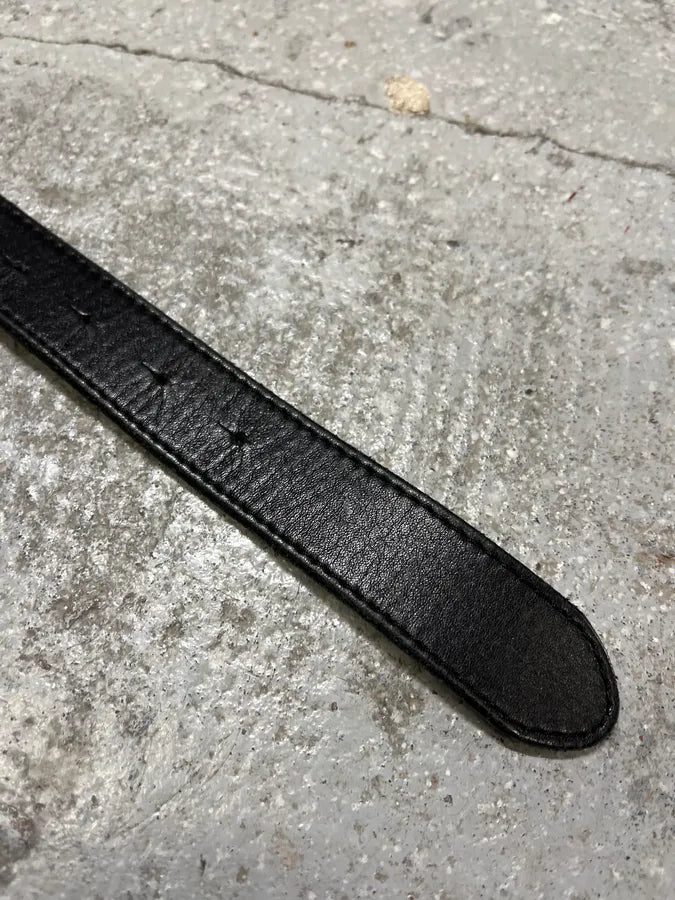 FW2005 Dolce & Gabbana Black Leather Belt (OS) WVGBkxe 2