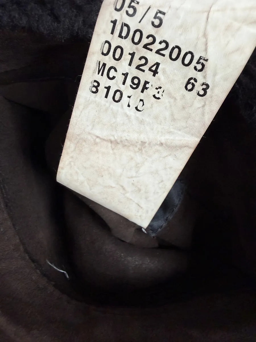 FW2005 Dolce & Gabbana Brown Reversible Shearling Leather Jacket mbGfPBC 13