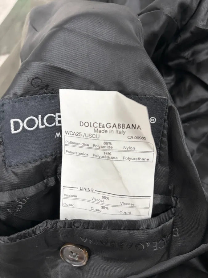 FW2005 Dolce & Gabbana Khaki Green Buttoned Trench Coat YGXPZrY 8