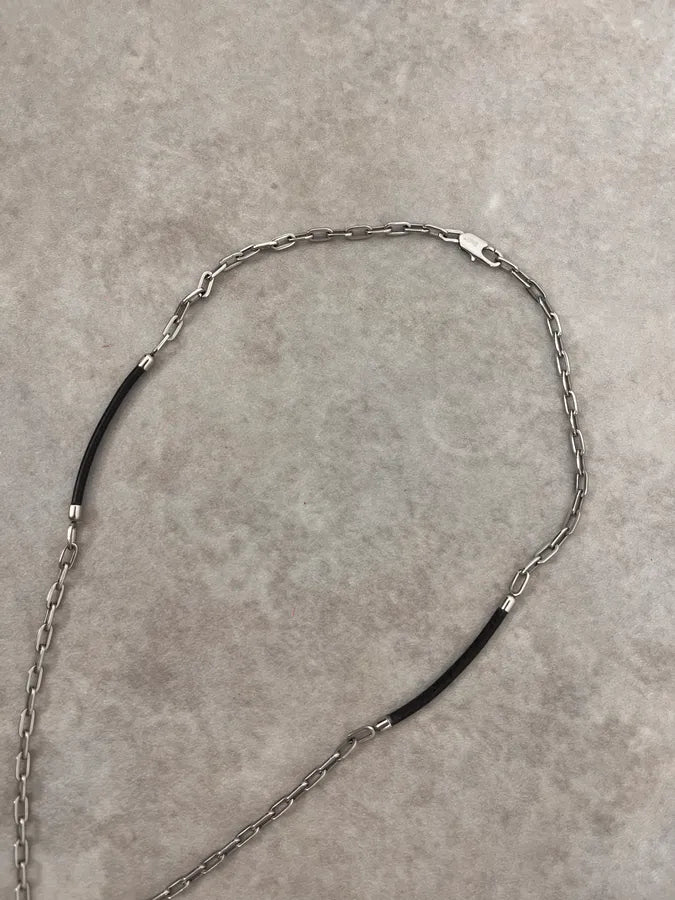 FW2005 Dolce & Gabbana Metal Grey Tooth Necklace iWMWYeL 5