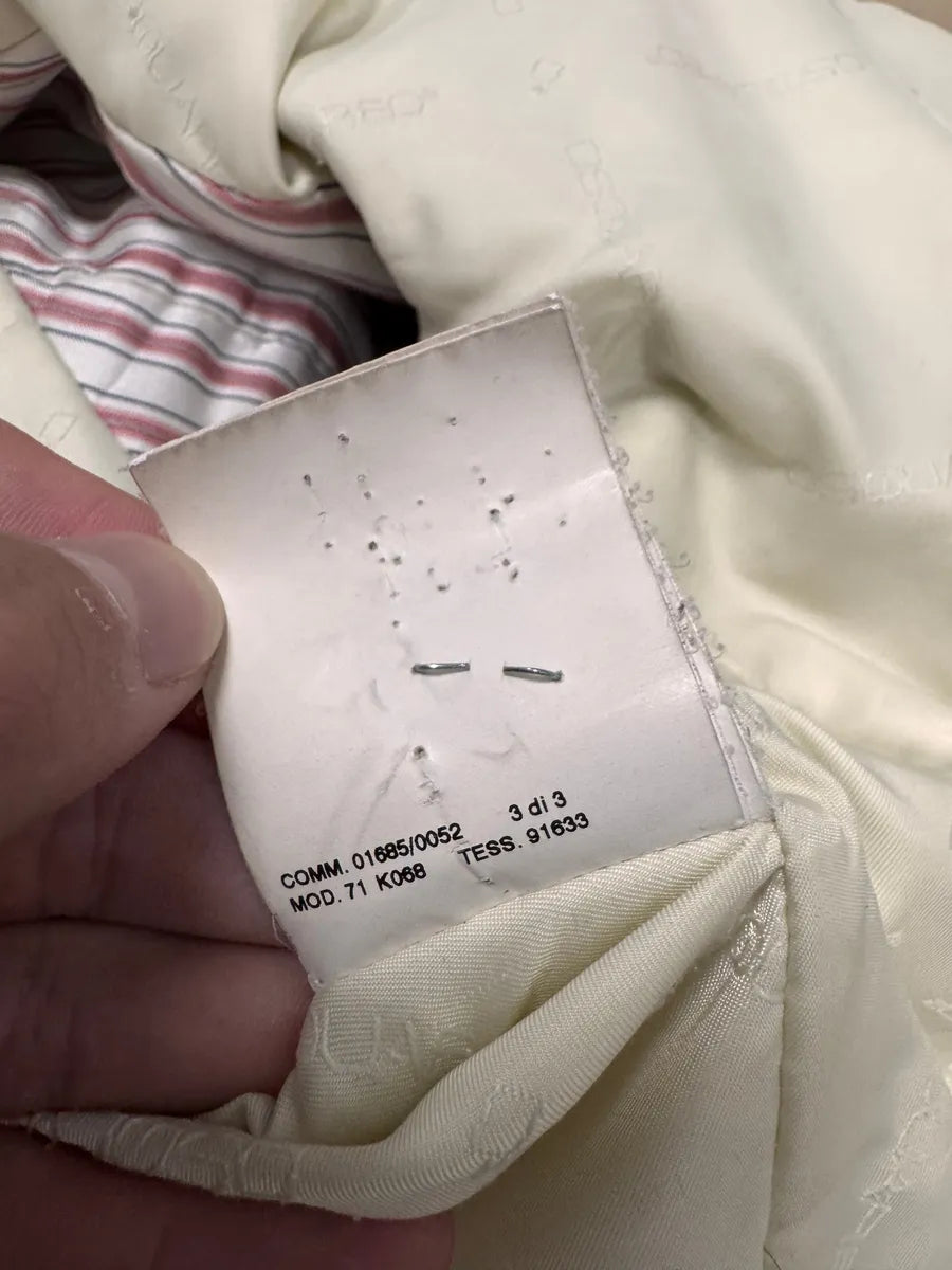 FW2005 Dsquared2 Astro Fur Collar Asymmetrical Beige Jacket PaNDVbd 10