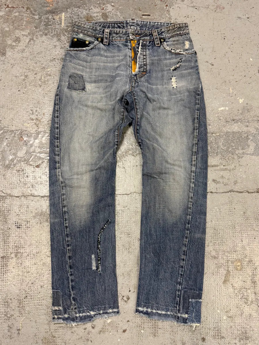 FW2005 Dsquared2 Faith Blue Denim Jeans AkiHcPt 2