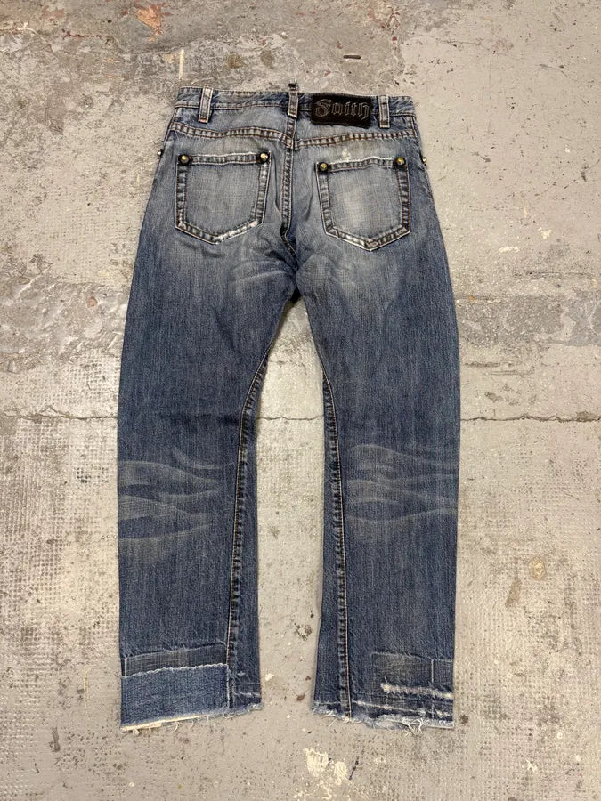 FW2005 Dsquared2 Faith Blue Denim Jeans AkiHcPt 5