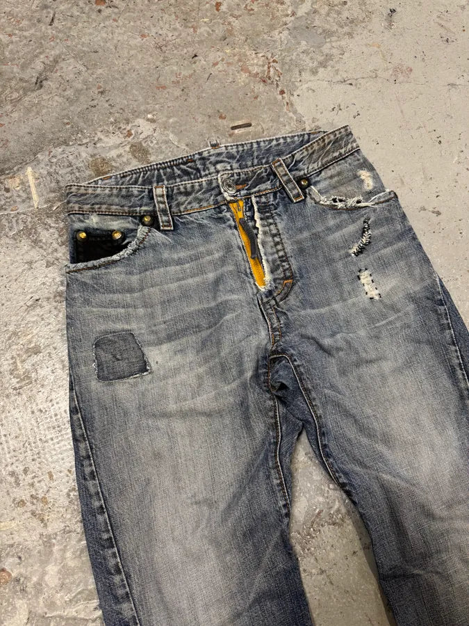 FW2005 Dsquared2 Faith Blue Denim Jeans AkiHcPt 8