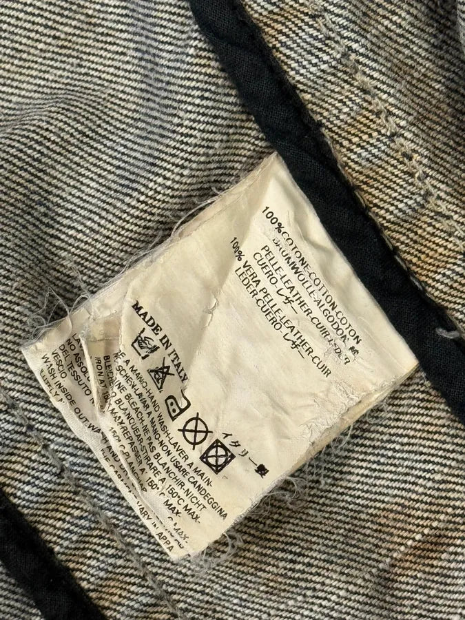 FW2005 Dsquared2 Jesus Lord Peace Cropped Denim Jacket nCFMGgX 7