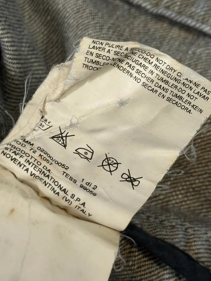 FW2005 Dsquared2 Jesus Lord Peace Cropped Denim Jacket nCFMGgX 9