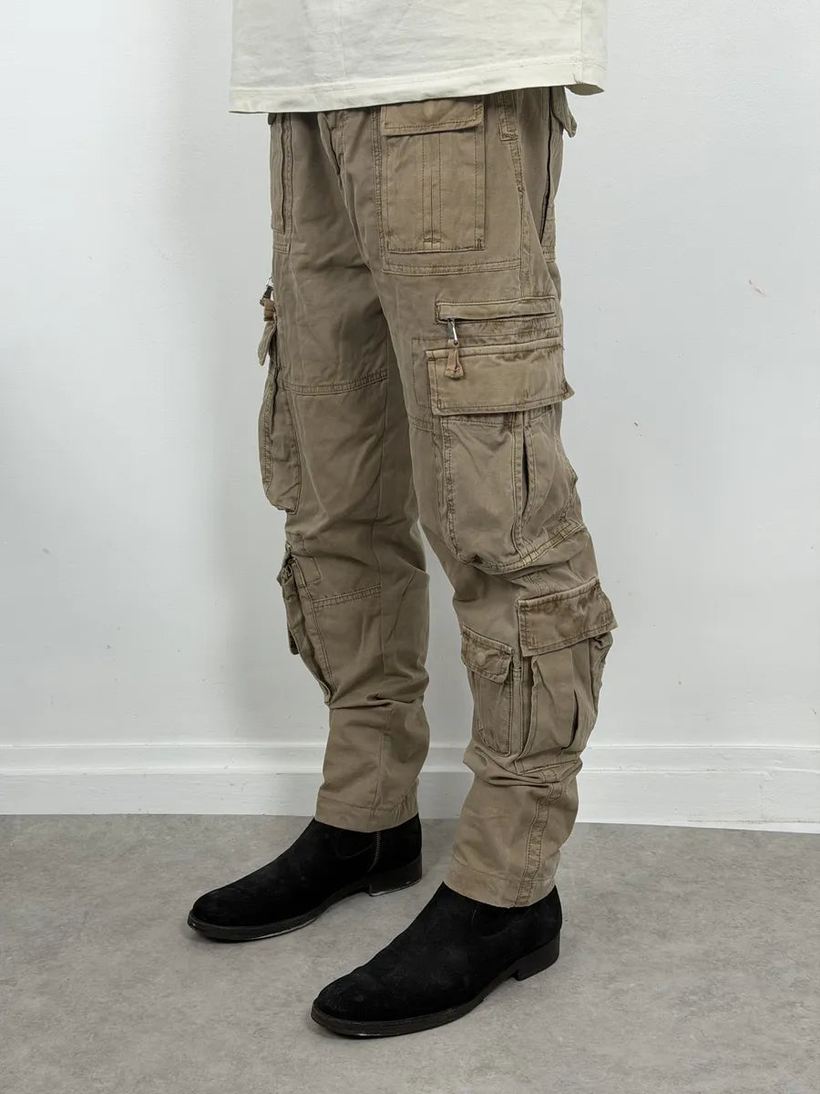 FW2006 Dolce & Gabbana Beige Multi Pockets Cargo Pants oYJfyEu 2