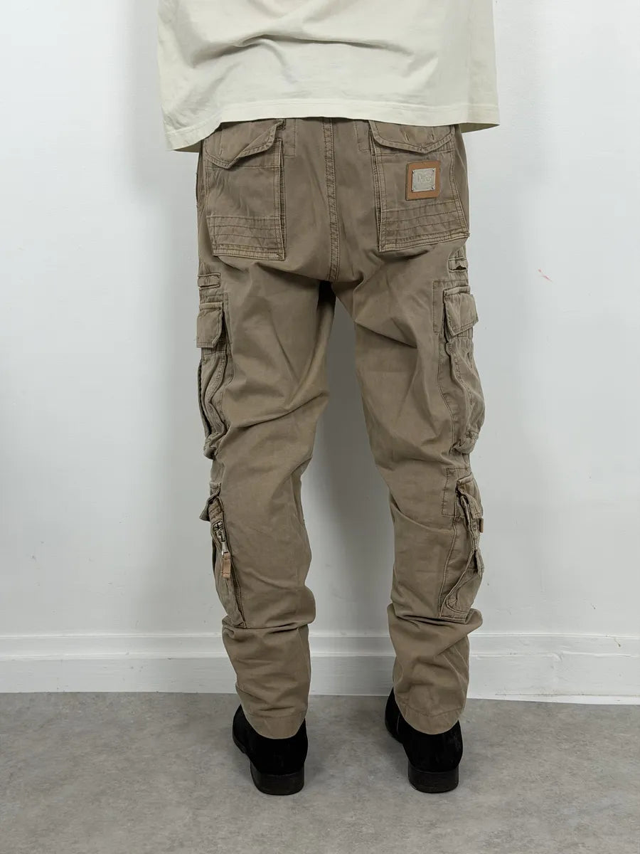 FW2006 Dolce & Gabbana Beige Multi Pockets Cargo Pants oYJfyEu 3