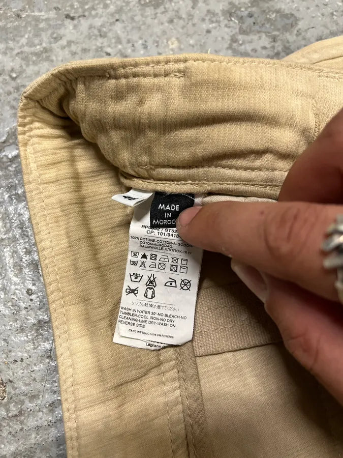 FW2006 Dolce & Gabbana Beige Multi Pockets Cargo Short gECIDGV 12